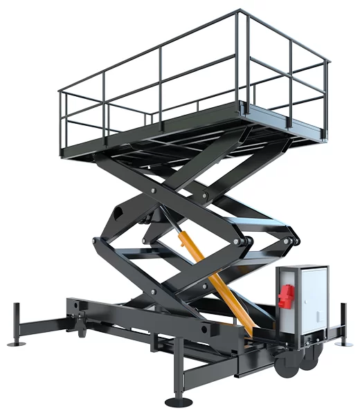 Ножничный передвижной подъемник 1000 кг, 15 м Фото в Самаре