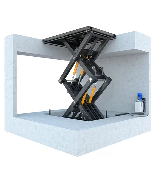 Ножничный строительный подъемник 2000 кг, 12 м Фото в Самаре