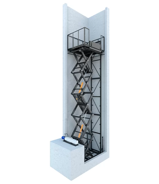 Стационарный ножничный подъемник 2000 кг, 12 м Фото в Самаре